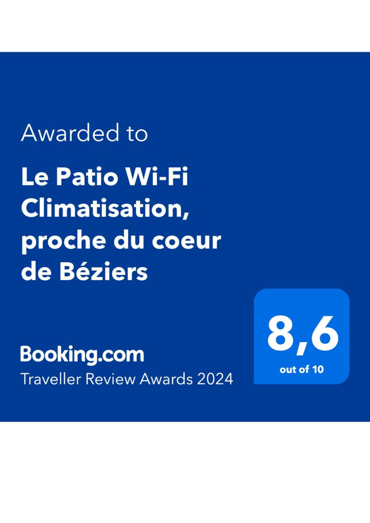 Le Patio, Climatisation Terrasse Wi-Fi Netflix 15 Mn Coeur De Ville Béziers Kültér fotó